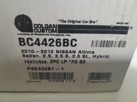 Covercraft Lebra P4633281-1 Bra For 2010-2112 Nissan Altima Sedan 2.5 S Sl Hybrid New