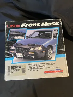 Mm42150 Covercraft Front Mask Bra Custom End Cover For 1979 - 1984 Ford Mustang