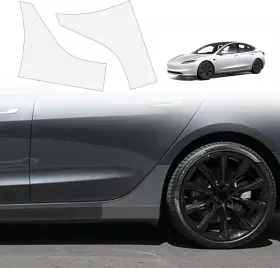 Cs0002 Crystal Shield 2017-2024 Tesla Model 3 Rear Rocker Paint Protection Film Kit 8 Mil Thick
