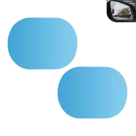Cypmpn3 Cyperfair 2 Pcs Car Rearview Mirror Rainproof Film Pet Oval Transparent