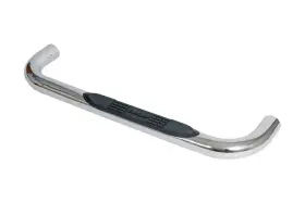 Dz371233 Dee Zee Nerf Bar With Step Pads 3 Inch Round Bent Polished #2
