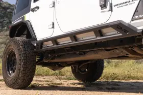 Srjk-07 Dv8 Offroad Rock Sliders For 07-18 Jeep Wrangler Jk 4dr