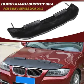 E-power-auto-trim 3 E90 E91 E92 E93 2009-2012 Black Car Bonnet Hood Bra Cover Mask For Bmw Series