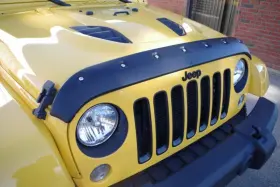 Tg-7w07 Focus Auto Design Formfit Tough Guard Textured Hood Protector For Wrangler Jk #2