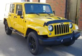 Tg-7w07 Focus Auto Design Formfit Tough Guard Textured Hood Protector For Wrangler Jk #3