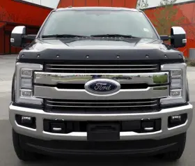 Tg-8g17 Focus Auto Design Formfit Tough Guard Textured Hood Protector 17-18 Super Duty #2
