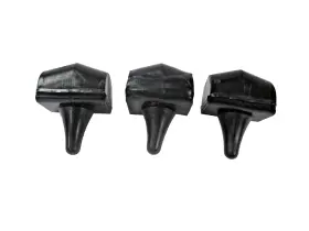 B5a-16758-a Fomoco Nos 55 56 Ford Mercury Fender To Hood Rubber Bumpers Set Of 3
