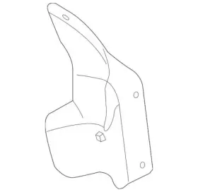 3l2z-16102-aa Ford New Oem Rh Wheelhouse Trim 2003-2005 Explorer Mountaineer