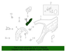 9e5z-5428457-b Ford Genuine Stone Guard #2