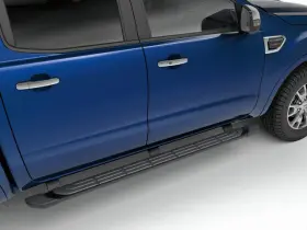 Kb3z-16450-cc Ford Accessories Genuine 5-inch Angular Step Bars - Painted Black