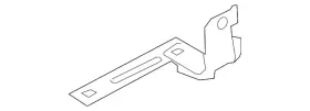 Bl3z-16001a09-a Ford Genuine Rear Plate Support Bracket #2
