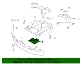 Bl3z-5d032-e Ford Genuine Front Plate #2