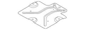 Bl3z-5d032-e Ford Genuine Front Plate