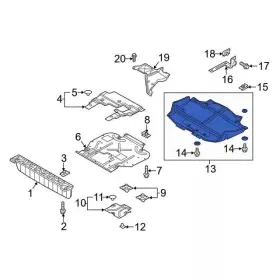 Bl3z-5d032-f Ford Genuine Rear Plate #2