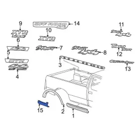 F65z-99292a23-baa Ford Genuine Stone Guard #3