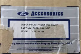 F8rz-19a413-dd Ford New Oem Front End Cover Protector Bra F8rz19a413dd Mercury Cougar 1999-2002 #2