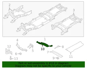 Hc3z-7e063-a Ford Genuine Skid Plate #2