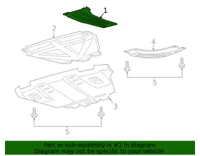 Kb3z-5b018-a Ford Genuine Front Shield #2