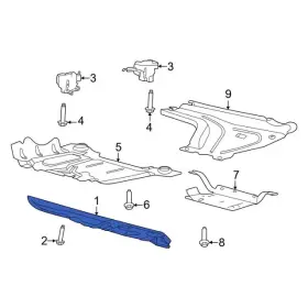 Nb3z-5d032-a Ford Genuine Skid Plate