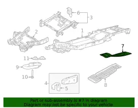 Nl3z-7e063-a Ford Genuine Skid Plate #3