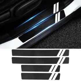 Us-mk-49-001 Ft Funtor Door Sill Protector For Dodge Charger Challenger A-white-4pcs