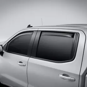 19417481 General Motors 2019-2025 Silverado Sierra Crew Cab Window Vent Visors In Channel Oem Gm