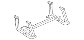 10400765 Gm Genuine Front Bumper Impact Bar Skid Plate #2