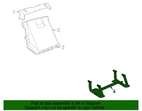 10400765 Gm Genuine Front Bumper Impact Bar Skid Plate #3