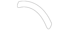 15741341 Gm Genuine Side Door Edge Protection Film