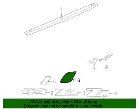 15952186 Gm Genuine Window Film #2