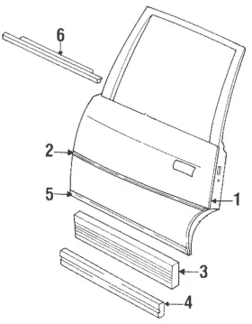 20264872 Gm Genuine Edge Guard