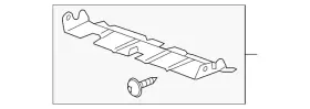 20945231 Gm Genuine Radiator Support Baffle