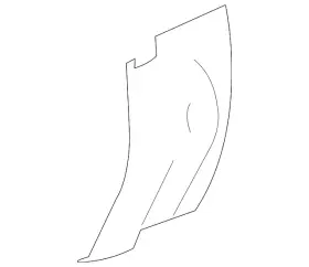 20951963 Gm Genuine Driver Side Quarter Outer Panel Protector