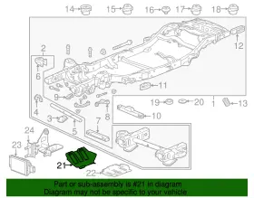 23135960 Gm Genuine Front Under Body Shield #3