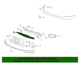 23459714 Gm Genuine Silver Ultra Front Bumper Impact Bar Skid Plate #2