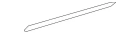 23494459 Gm Genuine Passenger Side Rocker Panel Rear Molding Protector