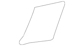 23494464 Gm Genuine Driver Side Rocker Panel Rear Molding Protector
