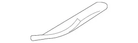 25865751 Gm Genuine Rear Driver Side Wheelhouse Trim Finish Panel Protective Film