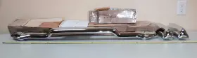3690084 Gm Nos 49 50 Chevy Accessory Chrome Rear Trunk And Bumper Guard Set 1949 1950 #3