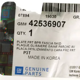 42536907 Gm Oem Genuine Front Bumper Skid Plate 17-18 Buick Encore #3