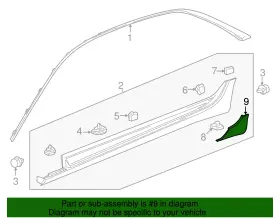 84060235 Gm Genuine Passenger Side Rocker Panel Molding Protective Film #3
