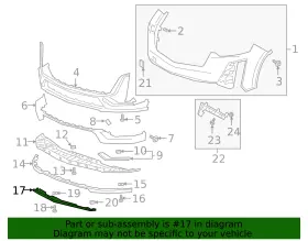 84383319 Gm Genuine Silver Front Bumper Fascia Skid Plate #2