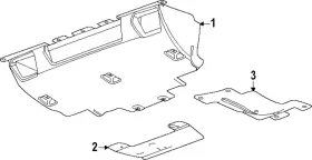 84743988 Gm Genuine Splash Shield