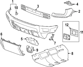 84849851 Gm Genuine Underbody Splash Shield #2