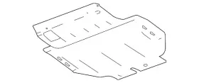 84923982 Gm Genuine Underbody Skid Shield #3