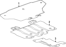 86808481 Gm Genuine Skid Plate