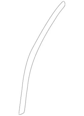 88972664 Gm Genuine Protector Rear S/d Lower Molding Gray
