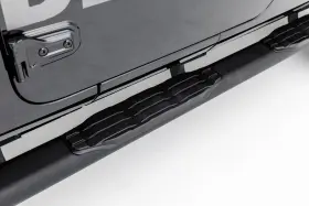 104435180t Go Rhino - 4 Inch 1000 Series Cab Length Black Oval Side Steps #2