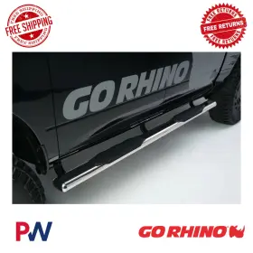 10473ps Go Rhino 1000 Series Side Steps 73 Inch Long Polished Stainless Bar Only