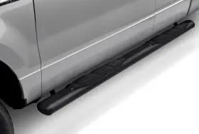 105409787t Go Rhino - 5 Inch 1000 Series Cab Length Black Oval Side Steps #2